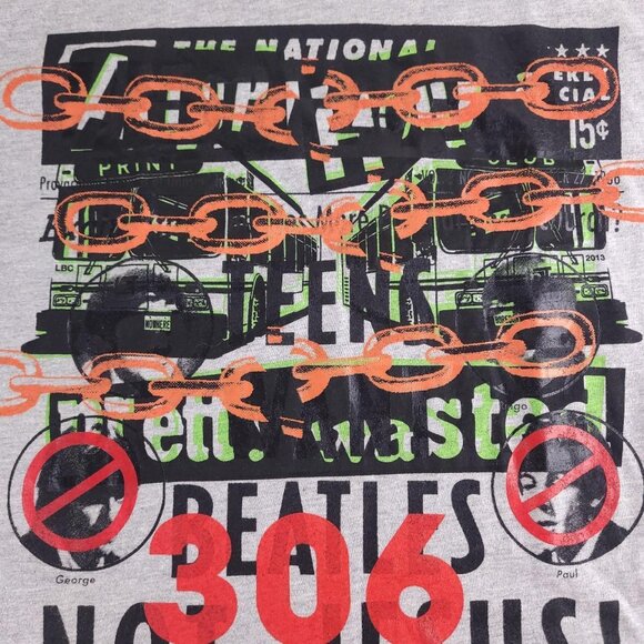 Testprint Beatles Jesus Pretty Wasted graphic shirt - Picture 3 of 6